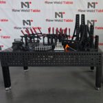 3D welding table Nitrided Double 100x100mm Standard Holes - 图片 2
